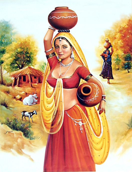 கிராமத்து மைனரும் ஏரிக்கரை மைனரும் Indian-lady